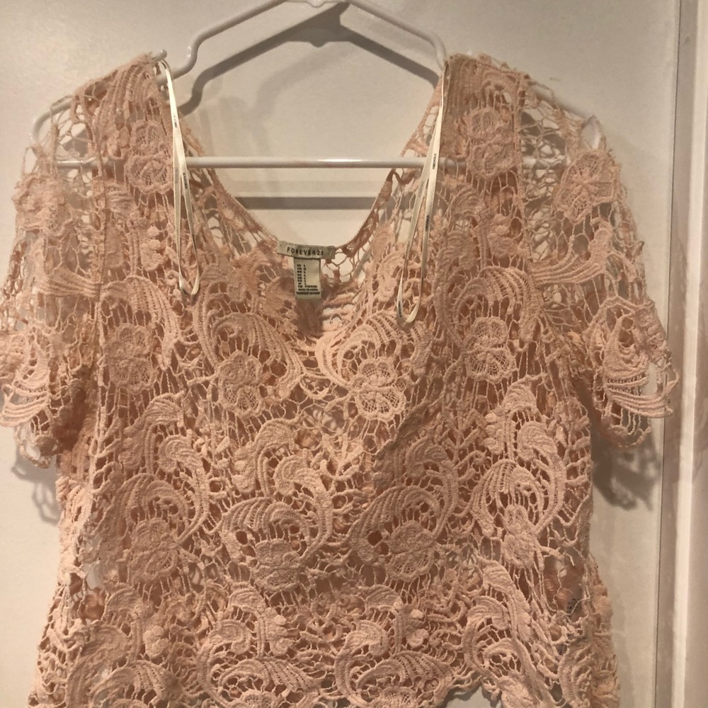 Pink flower shirt